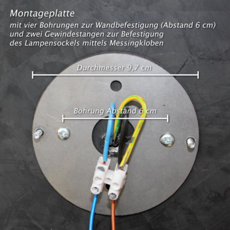Потолочный светильник Berliner Messinglampen PS07-40opB